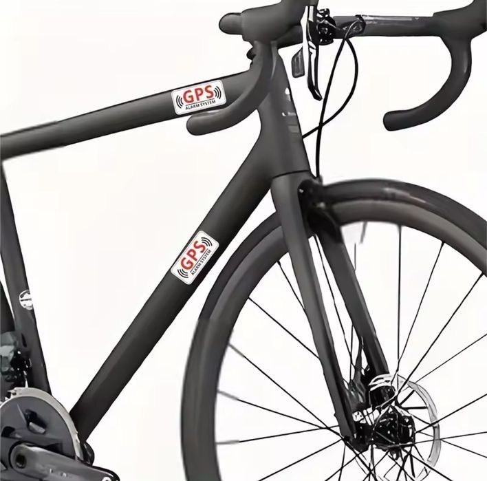 4 szt. Naklejki GPS Alarm system