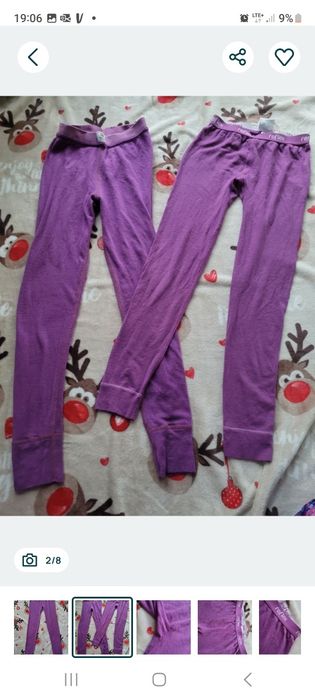 Reflex 134 140 spodnie merino spodenki termoaktywne