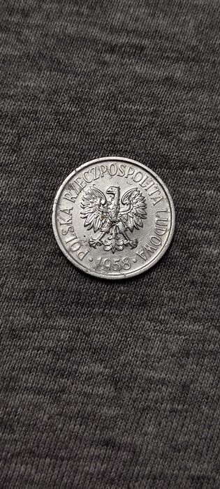 Moneta 5 Groszy z 1958 Roku