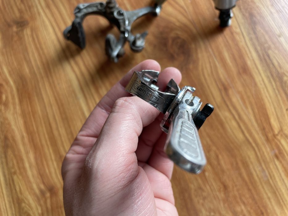 Hamulec Shimano 600 Tricolor Ultegra szosowy przedni retro pedał