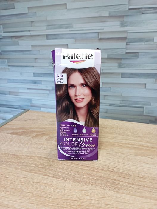 Farba Palette Color Creme 6-0 ciemny blond nowa