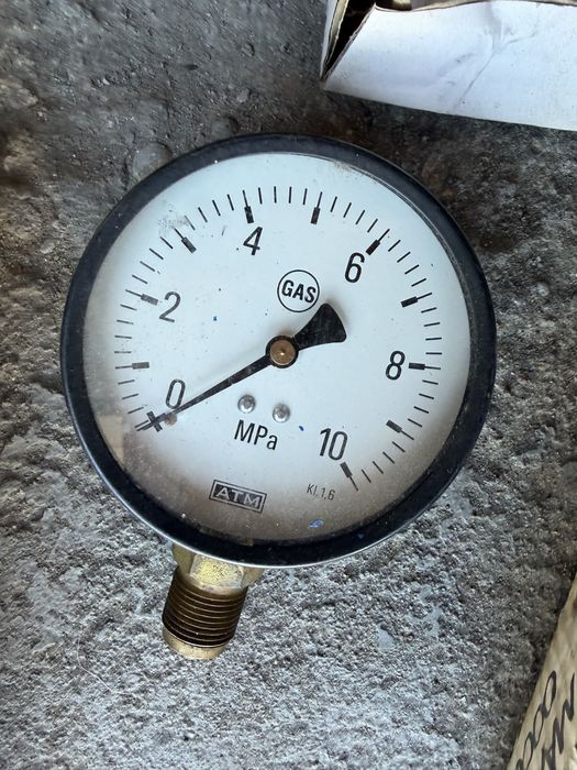 Zestaw manometrów 7 sztuk manometry gazowe