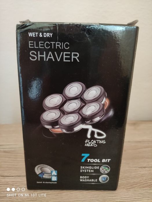 Електробритва для чоловіків 7d Independently 7 різців з плаваючою голо
