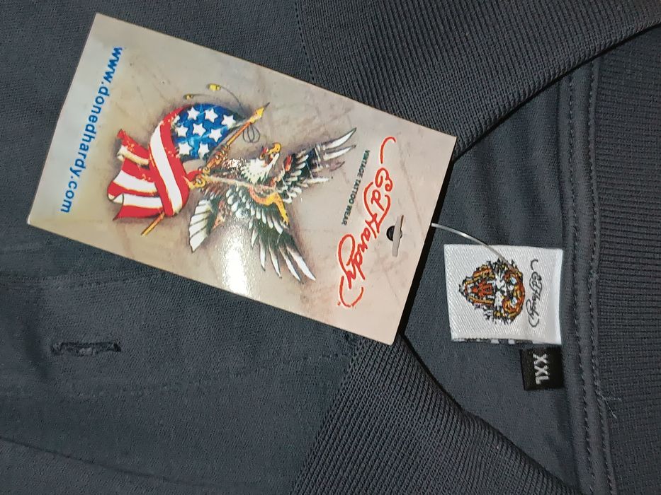 Футболка-поло Ед Харді XXL розмір.