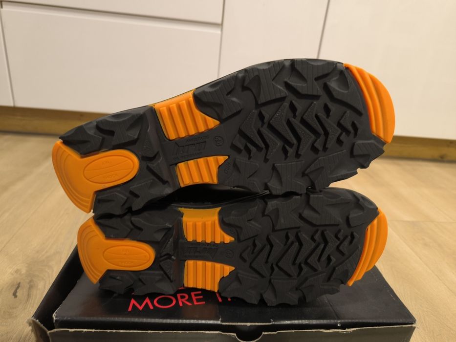 TRZEWIKI ochronę buty robocze z osłoną 44 mts neon overcap