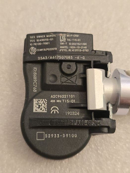Датчик давления шин TPMS 52933-D9100 для KIA Huindai НОВЫЙ