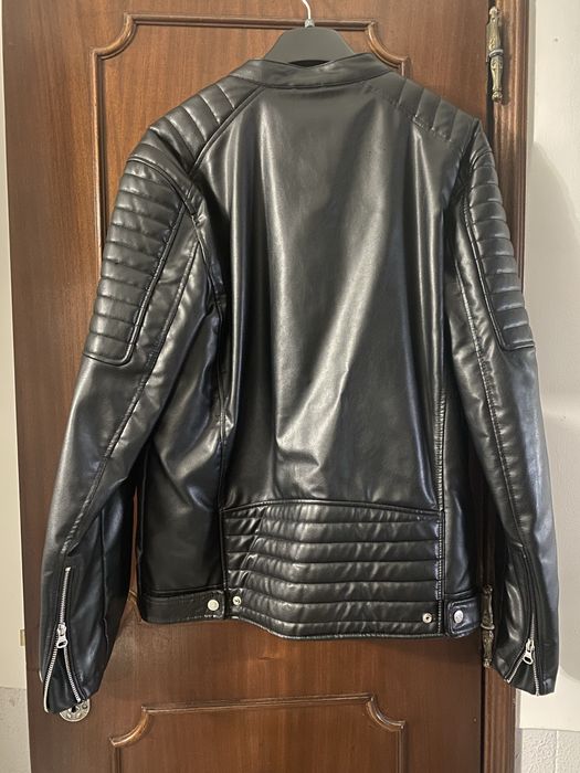 Casaco cabedal pull & bear