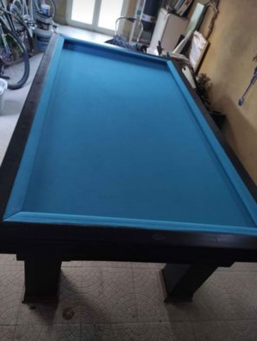 Mesa de bilhar francês com pedra de xisto