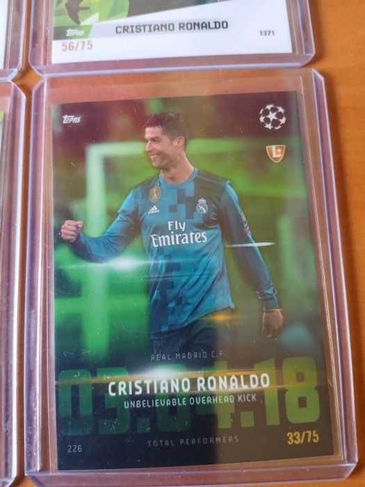 Cartas numeradas cristiano ronaldo