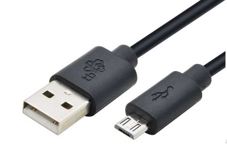 Kabel Micro USB ładowarka do telefonu KRÓTKI 15-30cm czarny