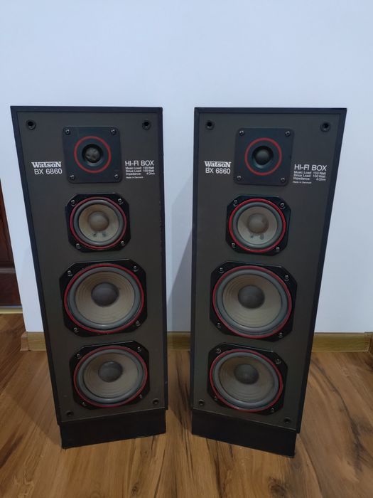 WATSON BX 6860 kolumny głośniki 4:way bass reflex Wysyłkąa