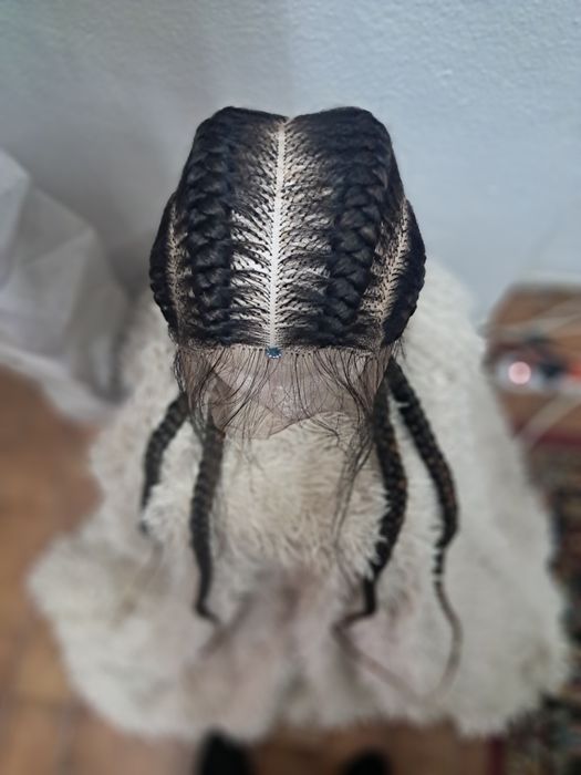 Perucas de tranças 360° Novas