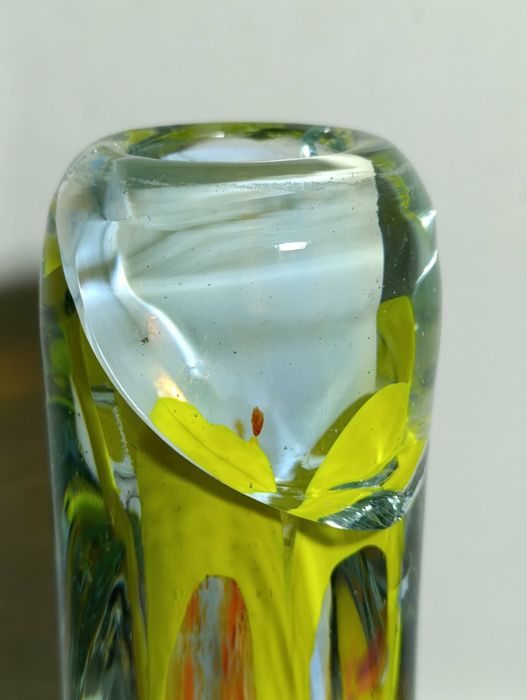 Ваза склянна,важка ЛКСФ.