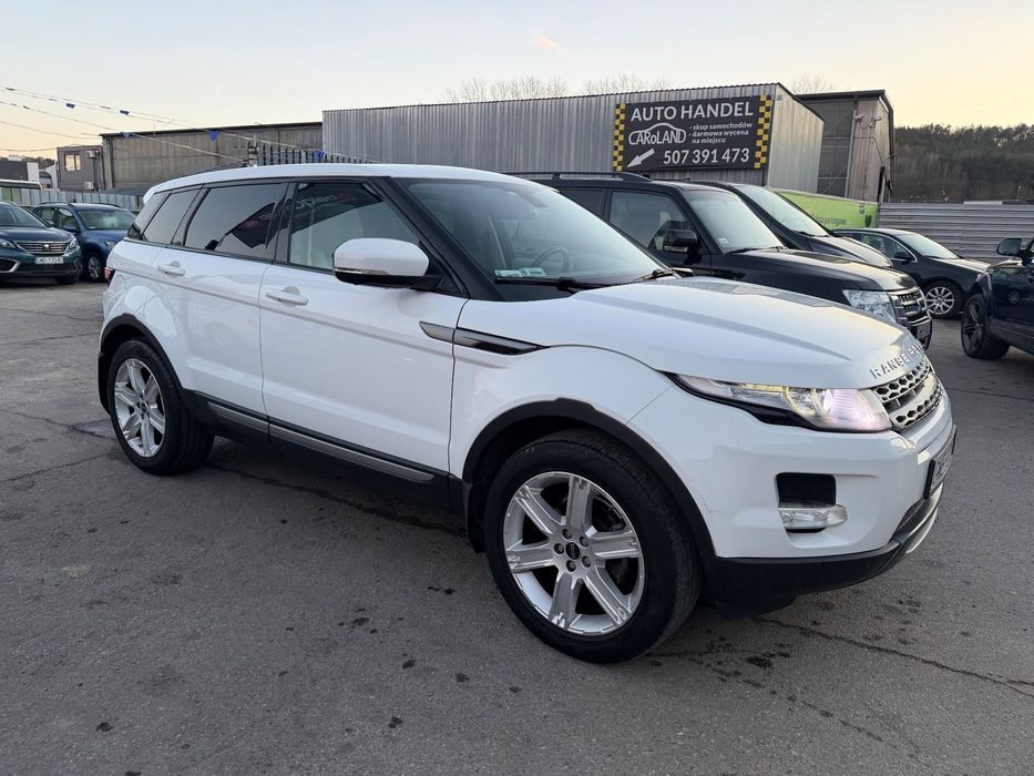 Land Rover Range Rover Evoque Evogue z LPG i bogatym wyposażeniem Bezwypadkowy i zadbany