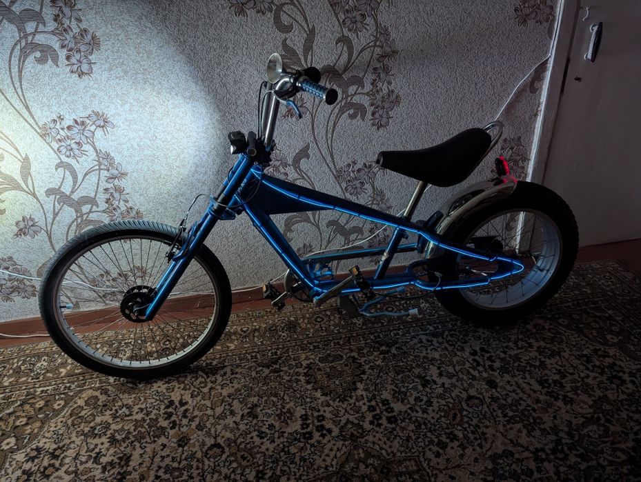Вело байк чопер с подсветкой