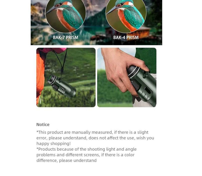 profesjonalny teleskop  lornetka noktowizor 40x60HD/nowy/zielony