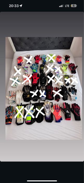 Воротарські рукавиці Adidas, Nike, Reusch, Uhlsport