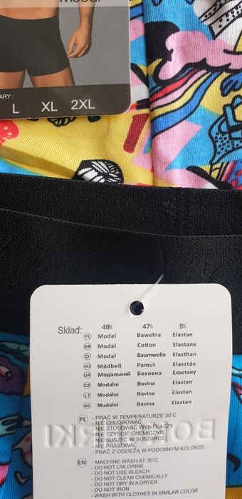 3×bokserki męskie M wygodne i bawełniane