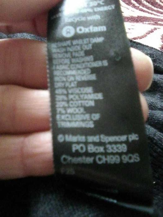 sweter na guziki szary marks&spencer