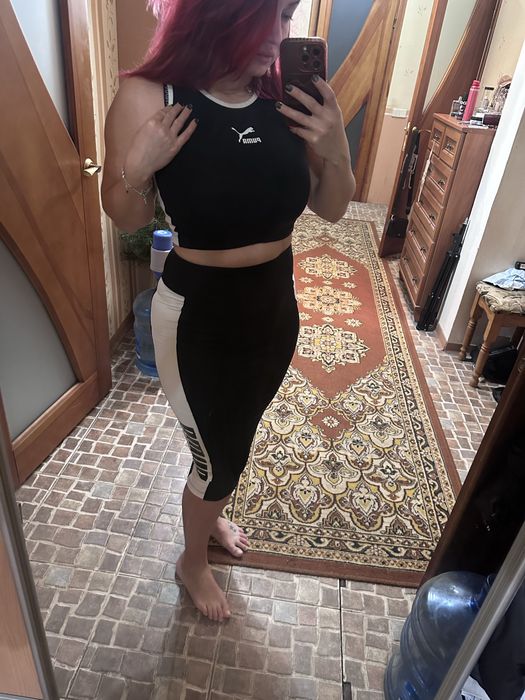 Костюм puma с юбкой