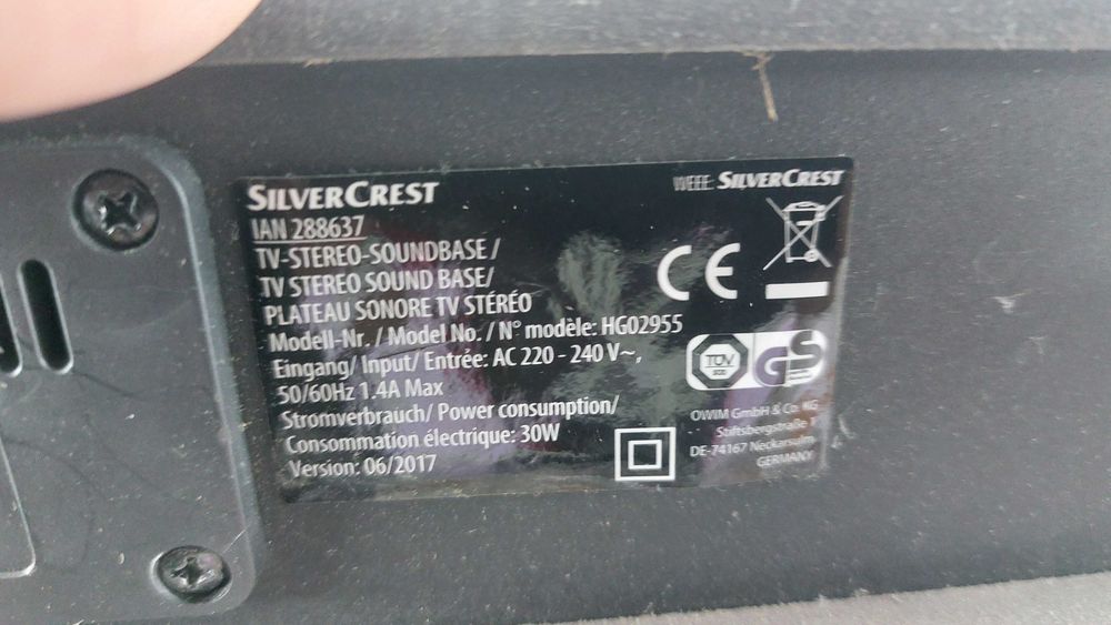 Саундбар Silvercrest Bluetooth