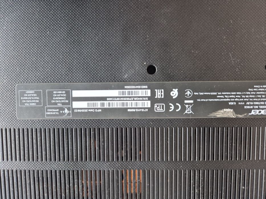 Laptop Acer Aspire 7