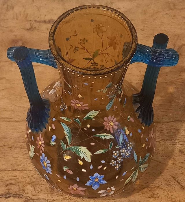 Jarra de vidro Arte Nova "Legras, Montjoye" c. 1890