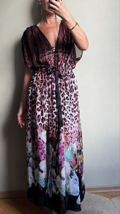 Парео накидка у квіти