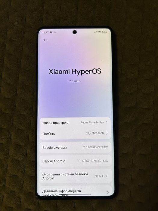 Xiaomi redmi note 14 pro 8/256