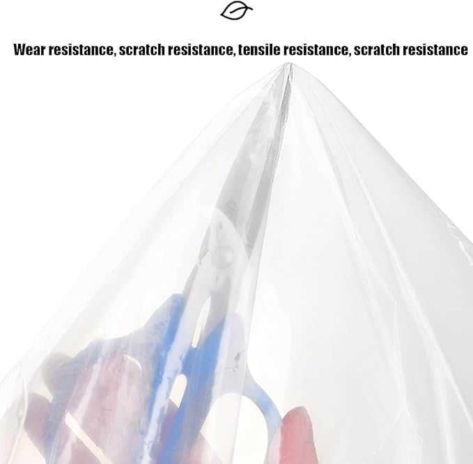 Wodoodporna panel boczny, przezroczysty, plastikowy 3 x 5 m