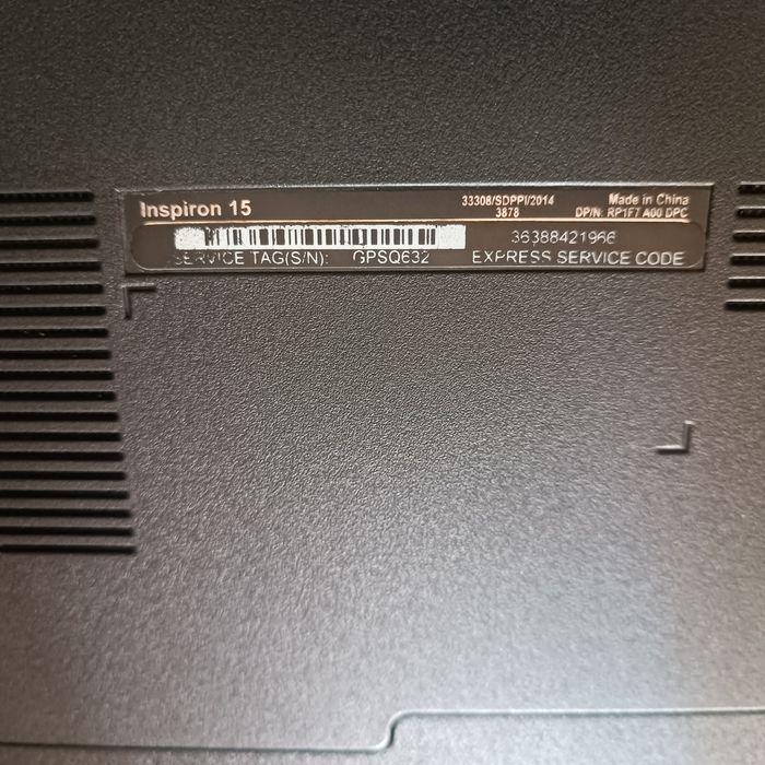 Ноутбук б/у Dell Inspiron 15 3878