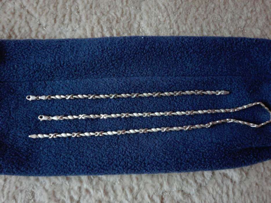 Łańcuszek i bransoletka srebrna