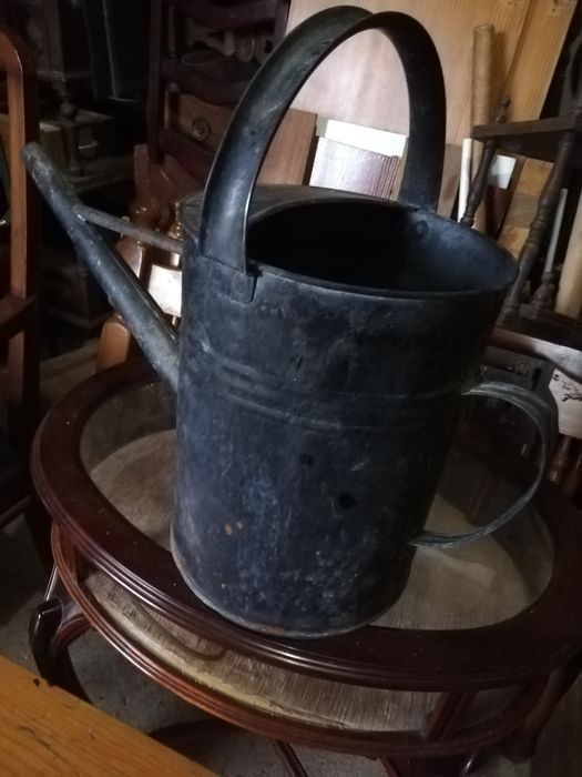 Black Zinc Watering Can.
