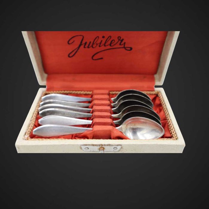 Małe łyżeczki plater Jubiler PRL  B5/010477