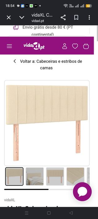 Cabeceiras de cama Vida XL 100x40