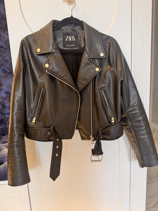 куртка косуха шкіряна Zara