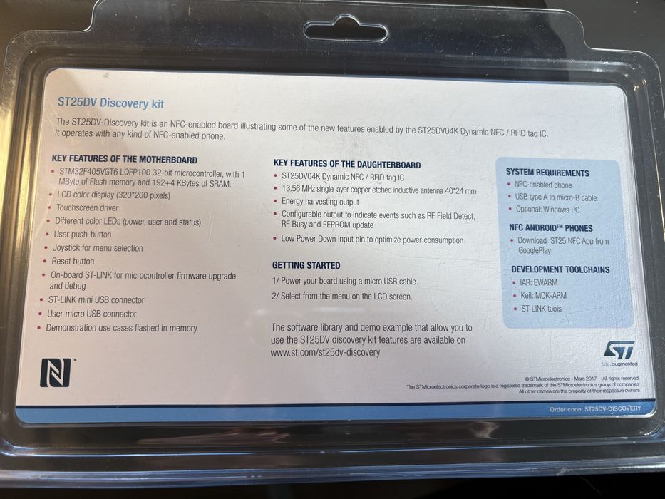 ST ST25DV Discovery kit