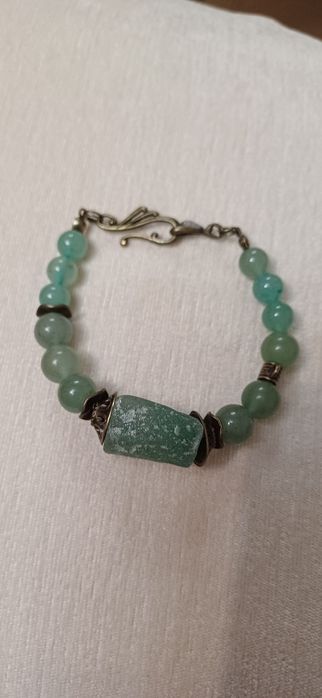 Браслет,нефріт,натуральний камінь