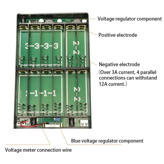 Бесперебойник, повербанк, корпус ИБП ДБЖ UPS 5V/9V/12-24V для роутера, модема