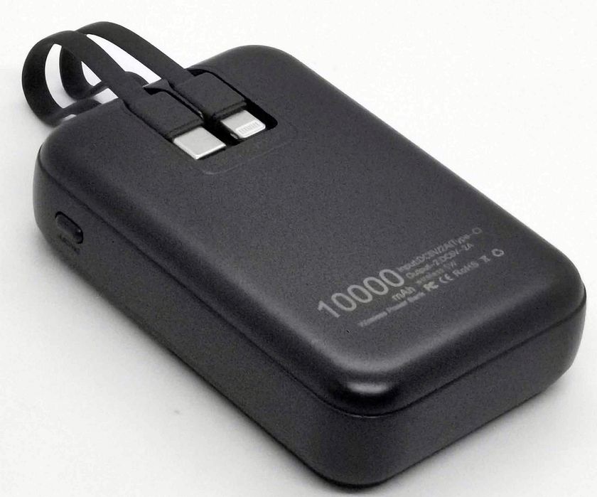 POWERBANK Mini 10000 Sybkie Ładowanie Bezprzewodwe Cyfrowy wskaźnika