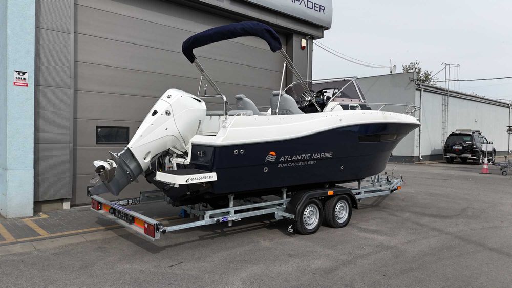 Nowa łódź motorowa Atlantic Marine 690 z Mercury F200 V6 + przyczepa