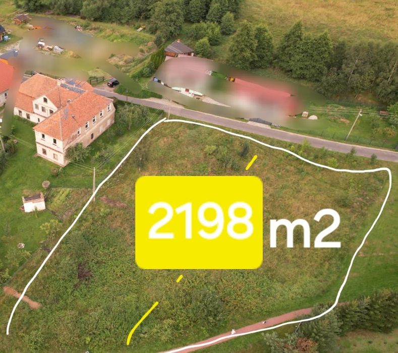 Działki (dwie) Jedlina-Zdrój ok 2200 m² - Widok 4