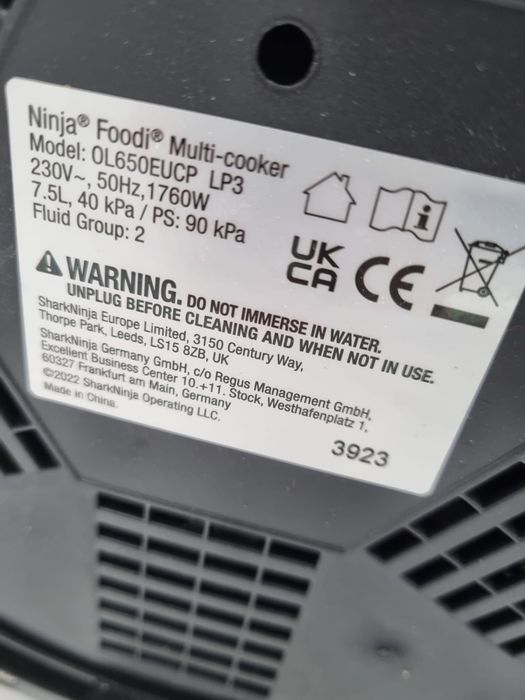 Ninja Foodi Max multicooker 12 w 1 OL650EUCP