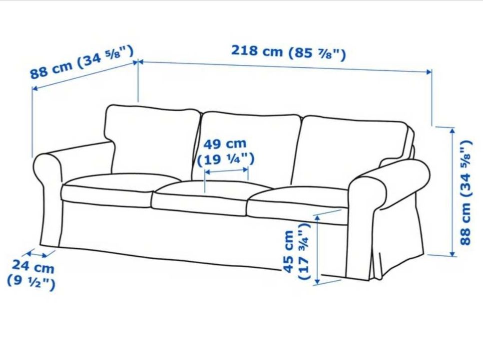 Sofá IKEA-Modelo EKTORP