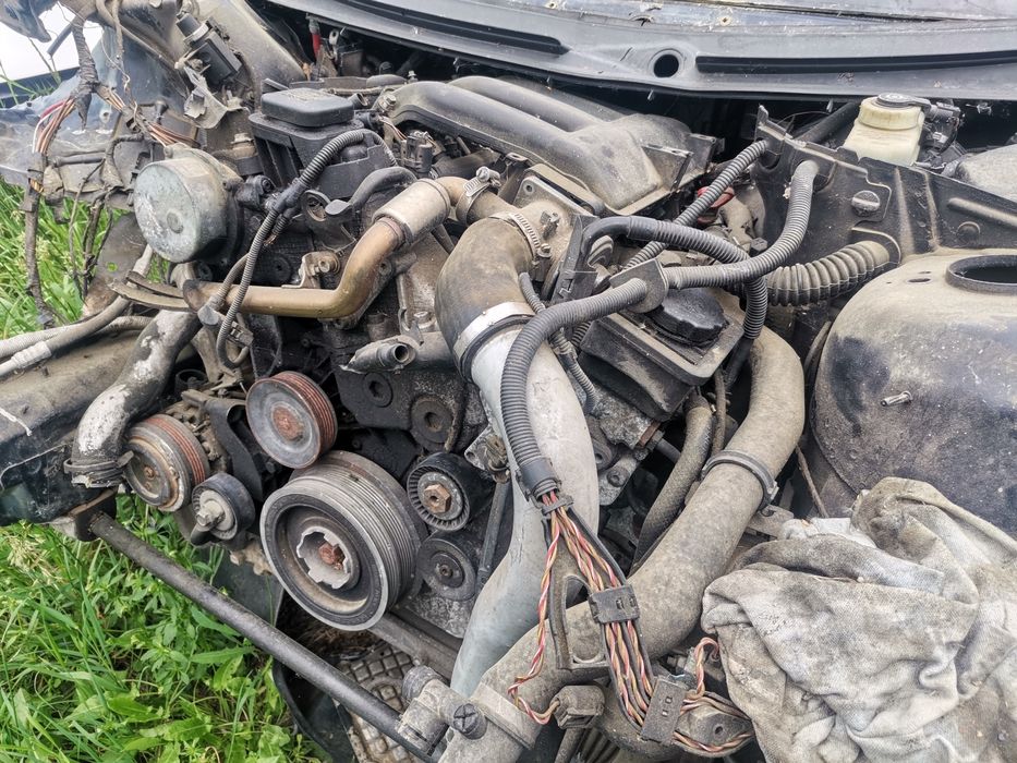 BMW E46 320D 150KM 2.0D Silnik, Skrzynia, Dwumas, Turbo, Wtryski, Wał