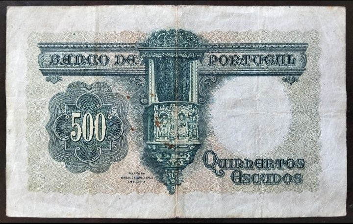 Nota 500$ 1942 Damião de Góis Excelente Estado