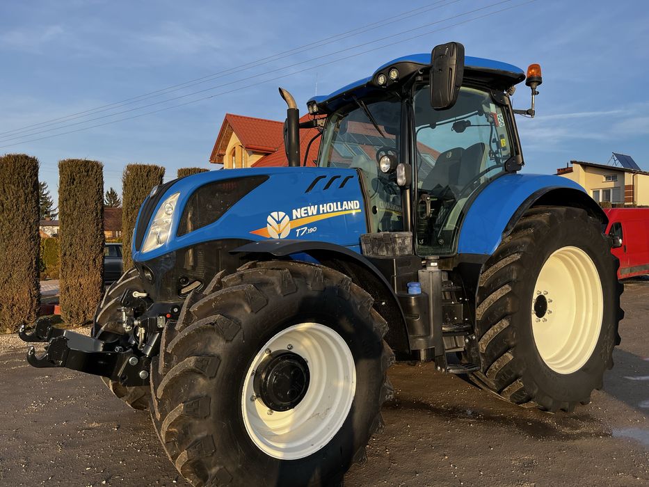 New Holland T7.190 Przedni TUZ 2016 Rok RC Biegi Pełzające Pneumatyka