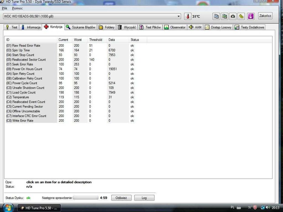 Dysk twardy WD GREEN 1TB SATA2 3,5'