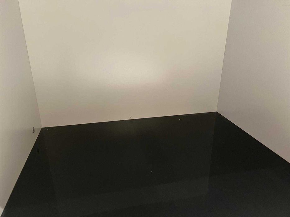 Aparador preto lacado 6 divisórias