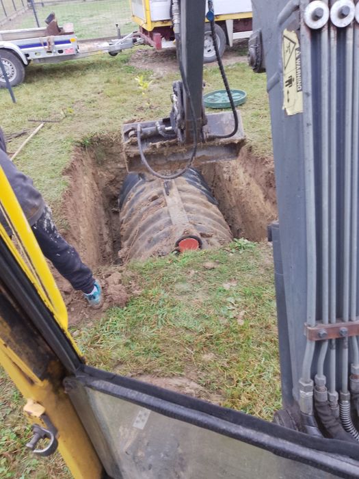 Prace ziemne,Uslugi minikoparką